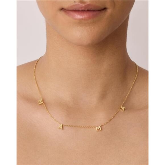 💗 MAMA Pendant Necklace | 16” + 2” Extender | Perfect Mother’s Day Gift - Picture 1 of 3